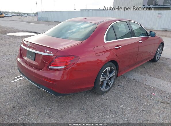 WDDZF4KB7HA199703 2017 MERCEDES-BENZ E-CLASS Бордовый Задняя правая четверть