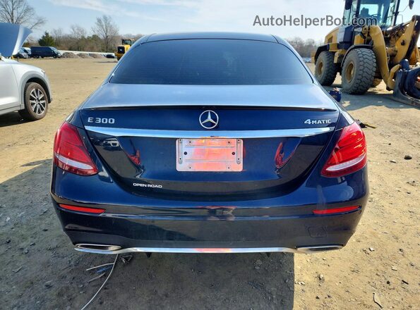WDDZF4KB7JA371251 2018 MERCEDES-BENZ E Синий Вид сзади