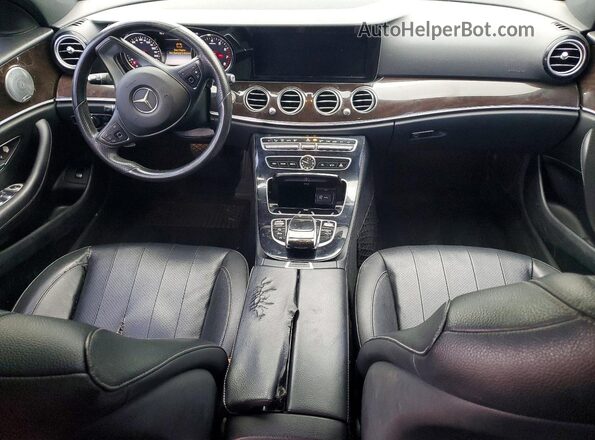 WDDZF4KB8HA065248 2017 MERCEDES-BENZ E Blue Вид панелі приладів