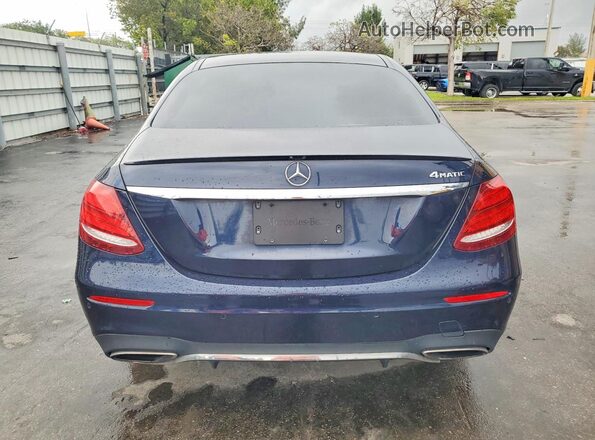 WDDZF4KB8HA065248 2017 MERCEDES-BENZ E Blue Вид ззаду