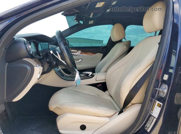 WDDZF4KB8HA225712 2017 MERCEDES-BENZ E Blue Սալոնի դիմացի տեսք