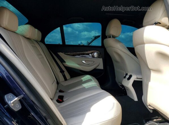WDDZF4KB8HA225712 2017 MERCEDES-BENZ E Blue Հետևի նստատեղերի տեսք