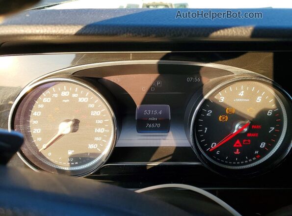 WDDZF4KB9HA102677 2017 MERCEDES-BENZ E Серый Вид щитка приборов