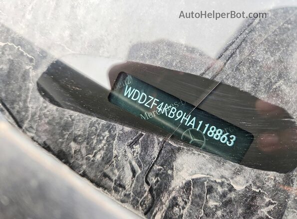 WDDZF4KB9HA118863 2017 MERCEDES-BENZ E Charcoal Widok komory silnika