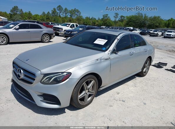 WDDZF4KBXHA203081 2017 MERCEDES-BENZ E-CLASS Серебряный Передняя левая четверть