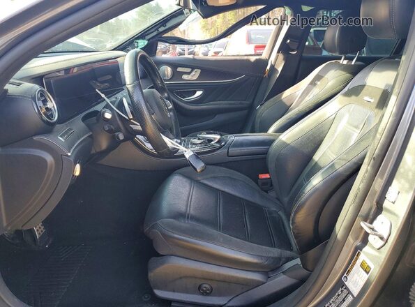 WDDZF6EB2HA186218 2017 MERCEDES-BENZ E Gray Вид салону спереду