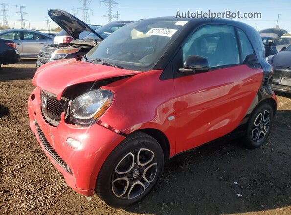 WMEFJ5DA3GK066971 2016 SMART FORTWO Двухцветный Передняя левая четверть