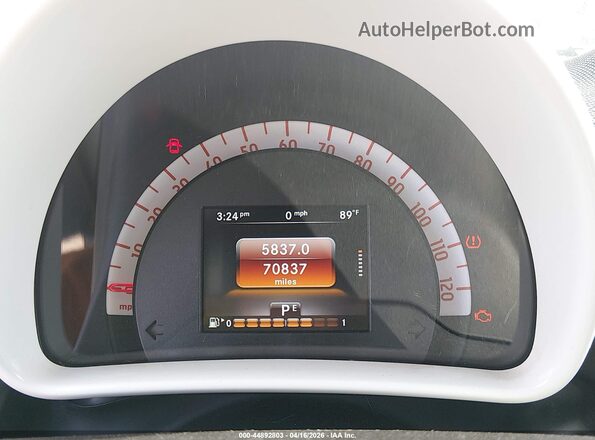 WMEFJ5DA6GK071985 2016 SMART FORTWO White Vista de los asientos traseros