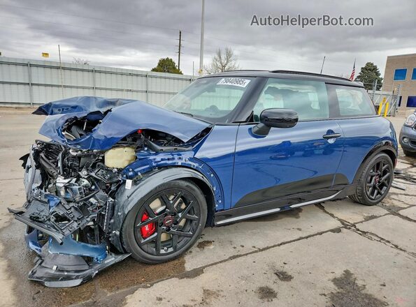 WMW33GD03T2X98667 2026 MINI COOPER Синий Передняя левая четверть