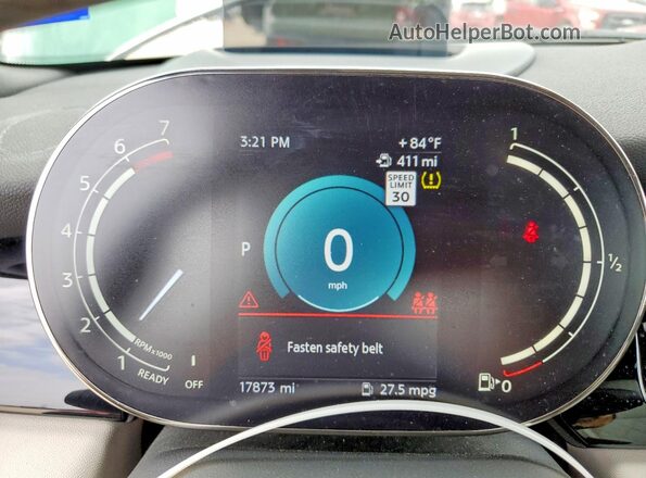 WMW43DL07R3R89967 2024 MINI COOPER Зеленый Вид щитка приборов