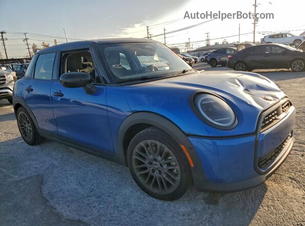 WMW53GD00S2W35367 2025 MINI COOPER Синий Передняя правая четверть
