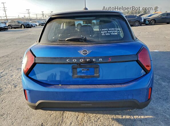 WMW53GD00S2W35367 2025 MINI COOPER Синий Вид сзади