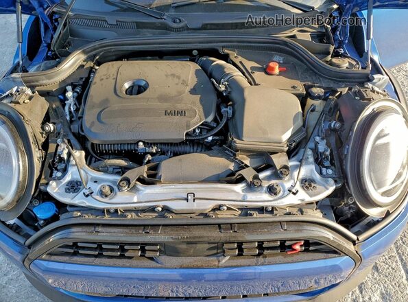 WMW53GD00S2W35367 2025 MINI COOPER Синий Вид задней части салона