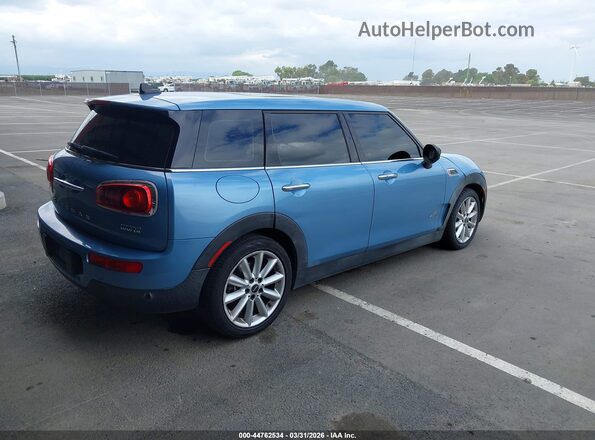 WMWLU1C5XH2C41580 2017 MINI CLUBMAN Синий Задняя правая четверть
