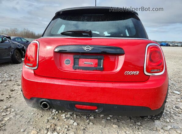 WMWXR3C02M2N39518 2021 MINI COOPER Red Widok z tyłu