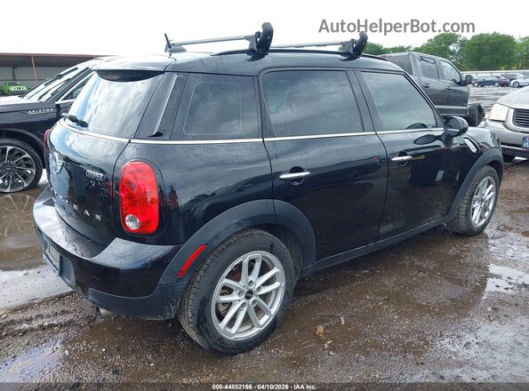 WMWZB3C50GWR48784 2016 MINI COUNTRYMAN Черный Задняя правая четверть