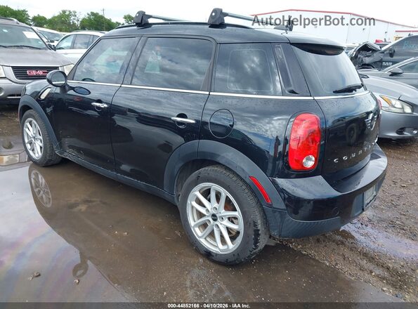 WMWZB3C50GWR48784 2016 MINI COUNTRYMAN Черный Задняя левая четверть
