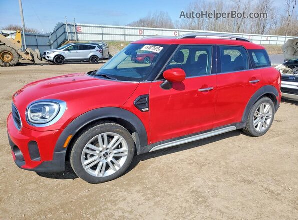 WMZ23BR07N3N59033 2022 MINI COOPER Красный Передняя левая четверть