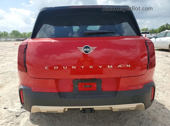WMZ23GA08T7T82989 2026 MINI COUNTRYMAN Красный Вид сзади