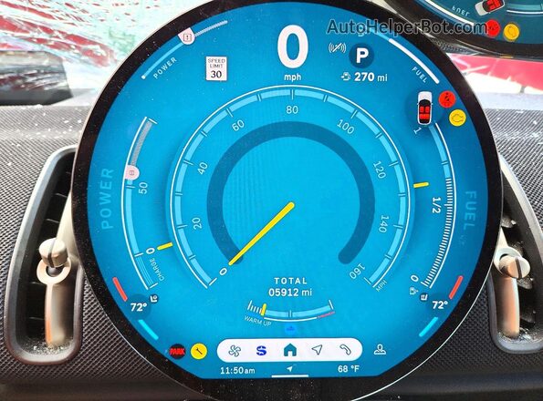 WMZ23GA09S7P56895 2025 MINI COUNTRYMAN Красный Вид щитка приборов