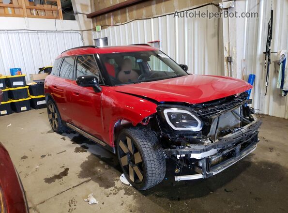 WMZ23GA09S7S76839 2025 MINI COUNTRYMAN Красный Передняя правая четверть
