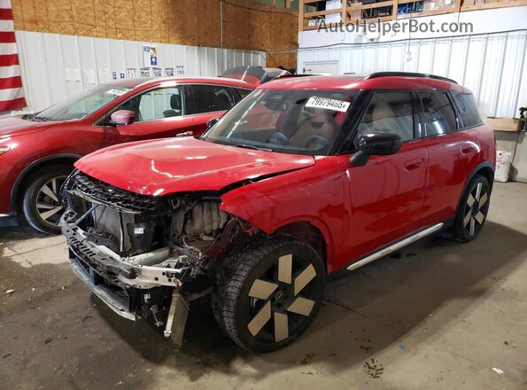 WMZ23GA09S7S76839 2025 MINI COUNTRYMAN Красный Передняя левая четверть