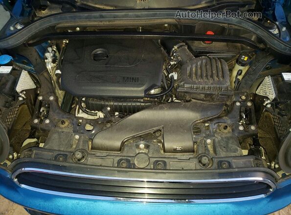 WMZ43BR00N3N69072 2022 MINI COOPER Blue Vista del compartimento del motor