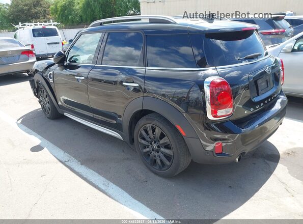 WMZYT3C36H3D97583 2017 MINI COUNTRYMAN Black Tył lewy