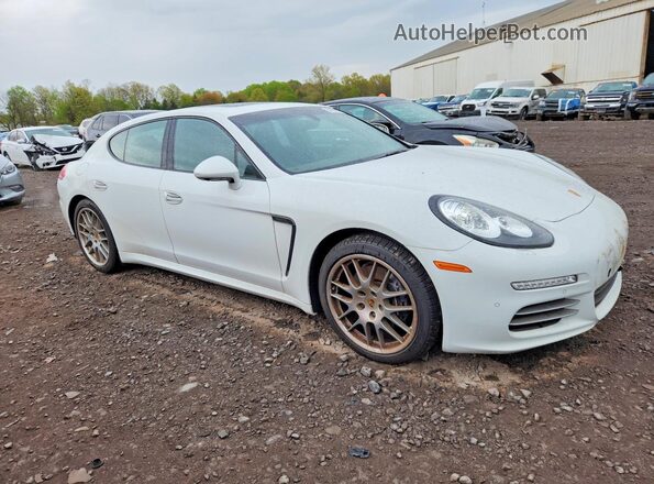 WP0AA2A71GL005144 2016 PORSCHE PANAMERA White Delantero derecho