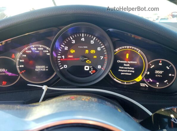 WP0AA2A72LL100838 2020 PORSCHE PANAMERA Белый Вид щитка приборов