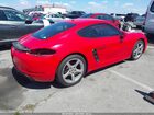 2018 Porsche 718 Cayman   Red vin: WP0AA2A82JK260357