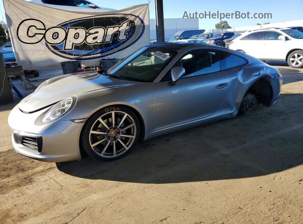 WP0AA2A92JS105980 2018 PORSCHE 911 Silver Przód lewy