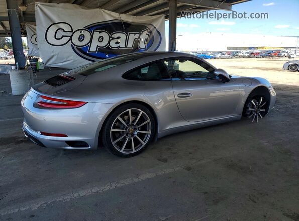 WP0AA2A92JS105980 2018 PORSCHE 911 Silver Tył prawy