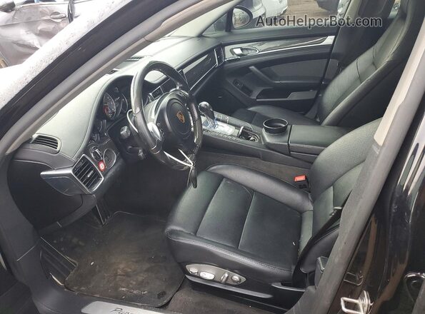 WP0AB2A79GL050538 2016 PORSCHE PANAMERA Black Widok wnętrza z przodu