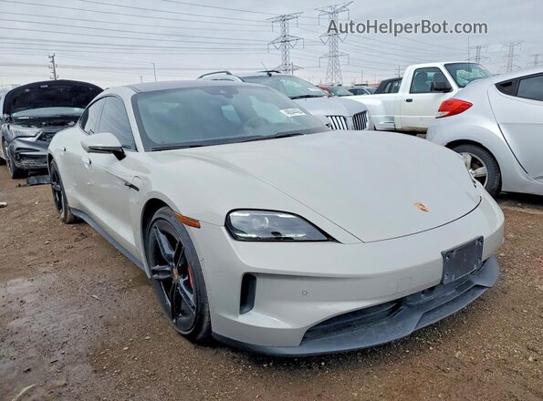 WP0AB2Y13SSA40686 2025 PORSCHE TAYCAN Серый Передняя правая четверть