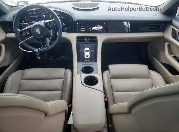 WP0AB2Y15NSA45487 2022 PORSCHE TAYCAN Бордовый Вид панели приборов