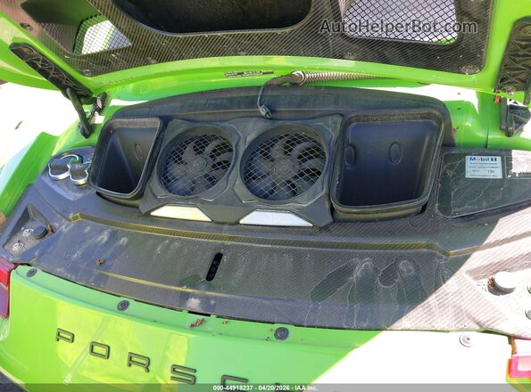 WP0AC2A95JS175760 2018 PORSCHE 911 Green Widok z tyłu