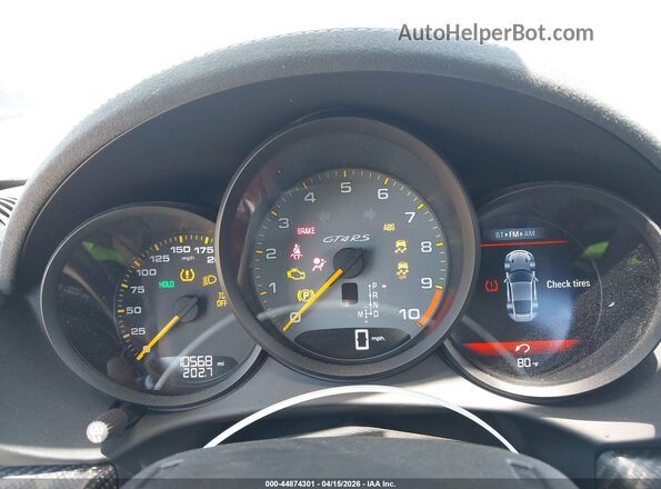 WP0AE2A80PS280345 2023 PORSCHE 718 CAYMAN Белый Вид задних сидений