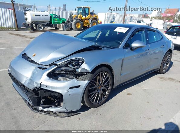 WP0AJ2A74PL101804 2023 PORSCHE PANAMERA Серебряный Передняя левая четверть