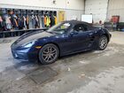 2018 Porsche Boxster Синий vin: WP0CA2A88JS210846