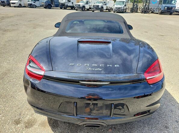 WP0CA2A89GS120601 2016 PORSCHE BOXSTER Черный Вид сзади