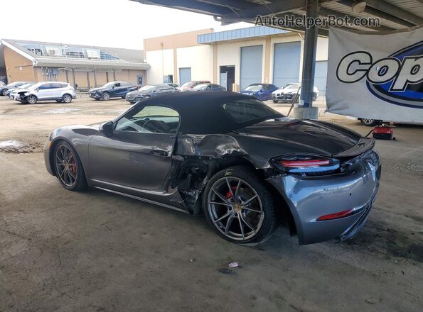WP0CB2A87HS241027 2017 PORSCHE BOXSTER Gray Tył lewy