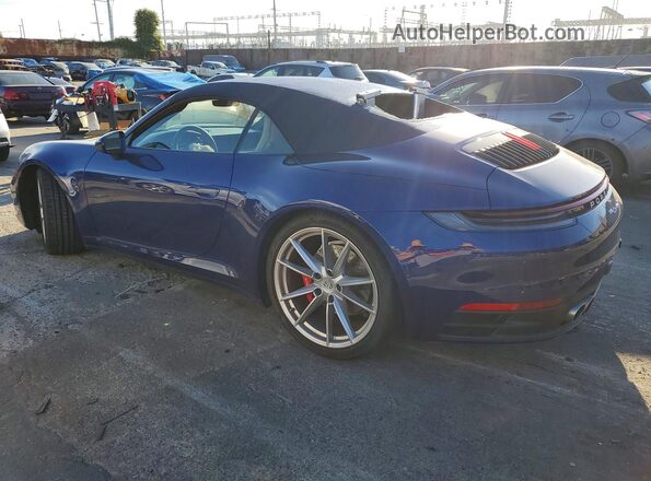 WP0CB2A96LS262940 2020 PORSCHE 911 Синий Задняя левая четверть