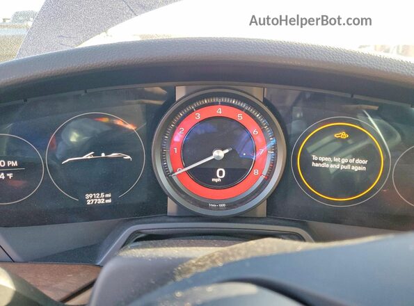 WP0CB2A96LS262940 2020 PORSCHE 911 Синий Вид щитка приборов