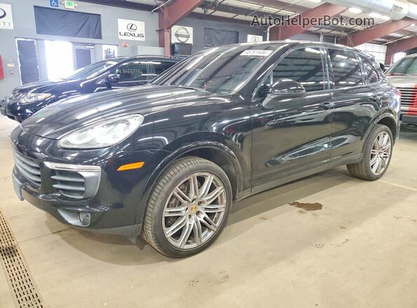 WP1AA2A24HKA83444 2017 PORSCHE CAYENNE Черный Передняя левая четверть