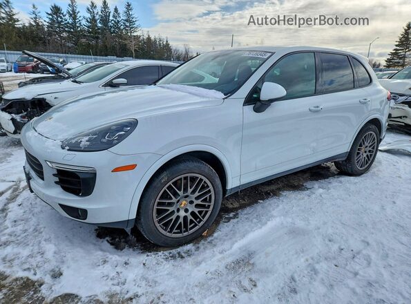 WP1AA2A25HKA90144 2017 PORSCHE CAYENNE Белый Передняя левая четверть
