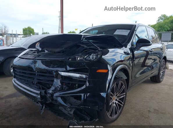 WP1AA2A2XHKA82816 2017 PORSCHE CAYENNE Black Передня ліва чверть