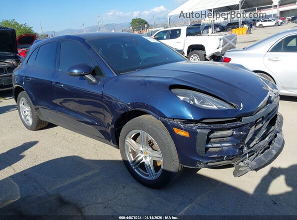 WP1AA2A58KLB02072 2019 PORSCHE MACAN Dark Blue Передняя правая четверть