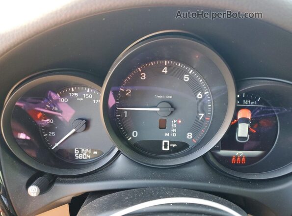 WP1AA2A5XSLB01800 2025 PORSCHE MACAN Белый Вид щитка приборов