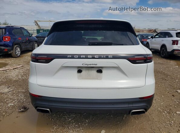 WP1AA2AY3LDA08266 2020 PORSCHE CAYENNE White Vista trasera